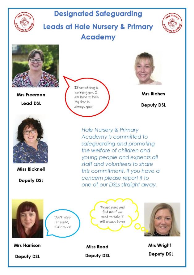 designated safeguarding leads poster April 2025 page 001