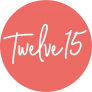 Twelve15 Logo Salmon Pink